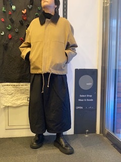 HACHE：コットンウールブルゾン