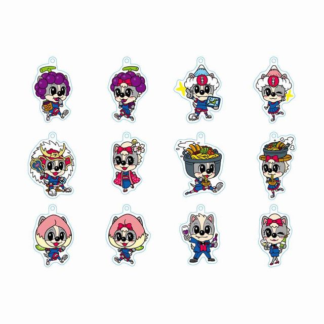 ホームタウンマスコットアクリルキーホルダー
