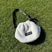 ボア巾着ショルダーバッグ