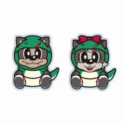 干支PVCクリアステッカー