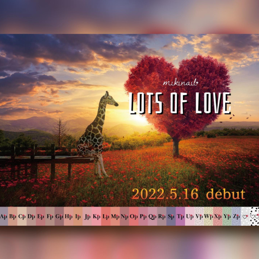 【mk3-a~mk3-lvl】miki nail第3弾「LOTS OF LOVE」全28色セット