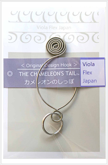 カメレオンのしっぽ&reg;ローズ特製オリジナルフック＊Ｍサイズ・シルバー【メール便可】