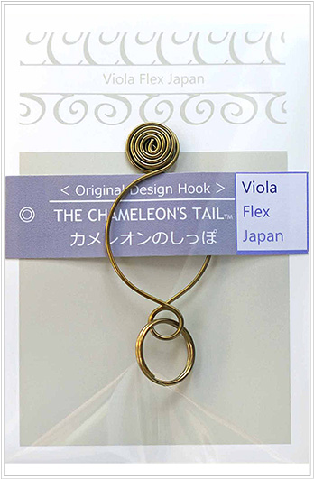 カメレオンのしっぽ&reg;ローズ特製オリジナルフック＊Ｓサイズ・ゴールド【メール便可】