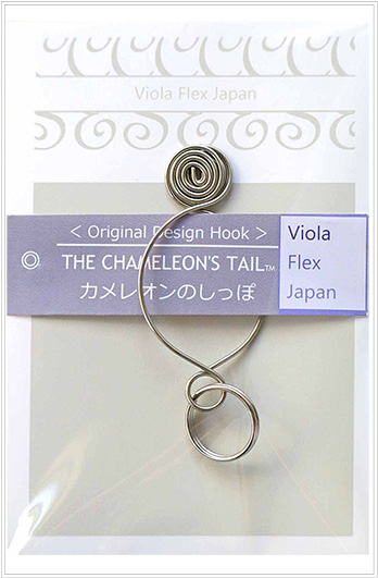 カメレオンのしっぽ&reg;ローズ特製オリジナルフック＊Ｓサイズ・シルバー【メール便可】