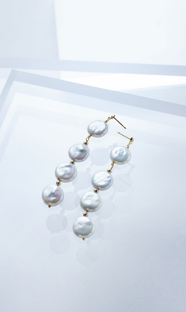 ファンエンパイヤパールピアス