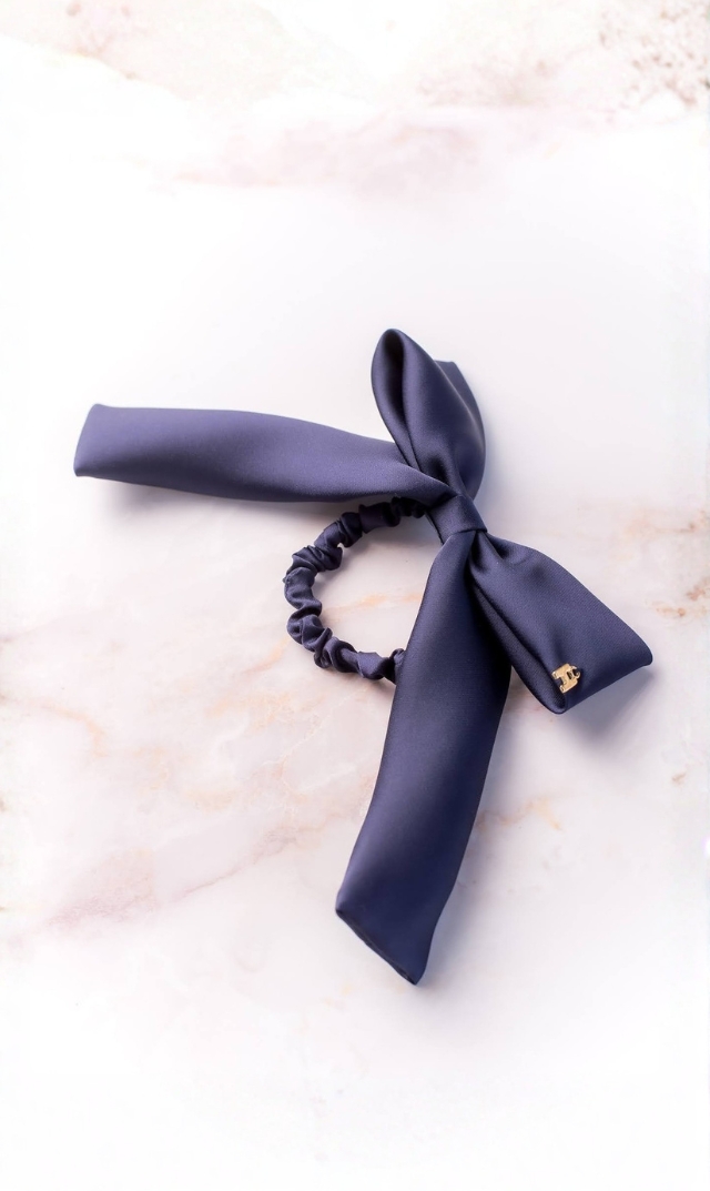 [期間限定販売]【ハニービジュー(THE HANY Bijoux)】ポワンサテンリボンシュシュ