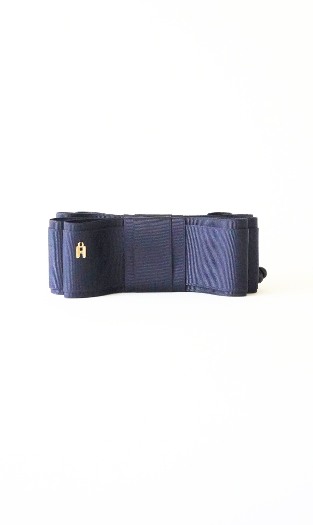 [期間限定販売]【ハニービジュー(THE HANY Bijoux)】VIRINA別注カラー/ロングバナナクリップ(ネイビー）