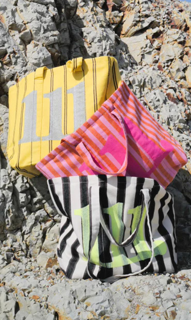 ※6/30(火)正午発売予定｜新着【ハブファン(H.V.F.N）】STRIPE TOTE BAG（全3色）