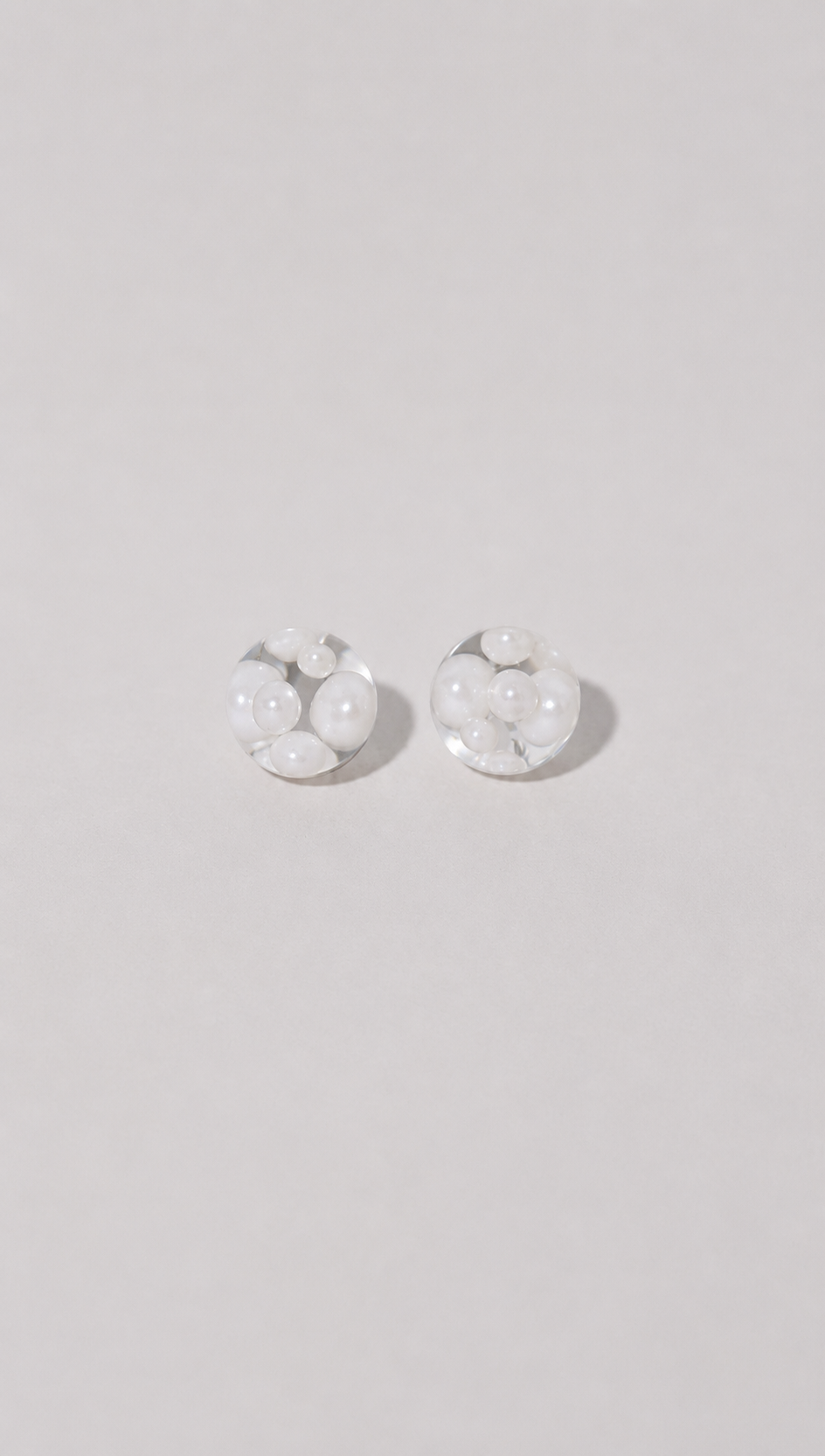 [POPUP期間限定販売(～9/13）]【ジュティク(JUTIQU)】Cosmo Earring 1 (ホワイト/S）