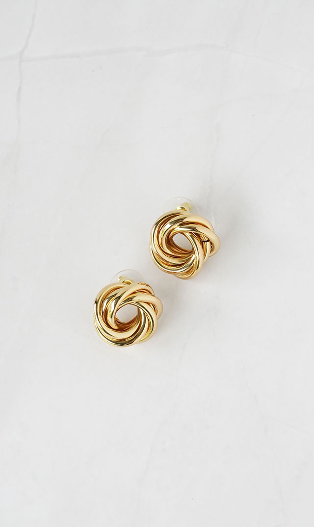 Gold-Knot ピアス 金箔 ピアス 金結び – 金沢の金箔レースジュエリー