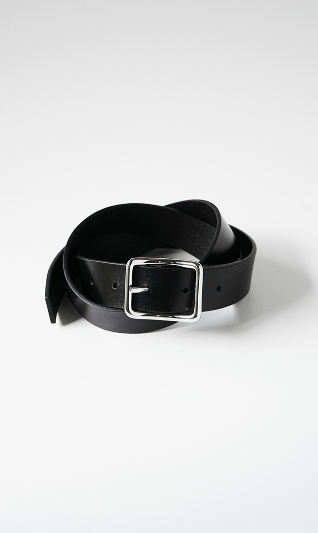 レフィエスクエアバックルタイプベルト 黒