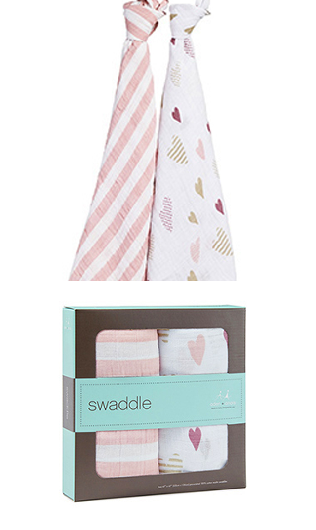 【エイデン＋アネイ】モスリンラップ2枚組(heart breaker)