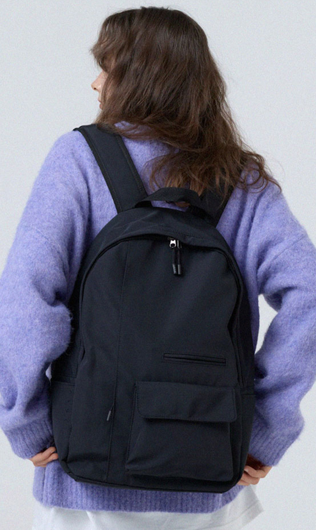 新着【アコック(ACOC)】Pocketer Backpack(ブラック)