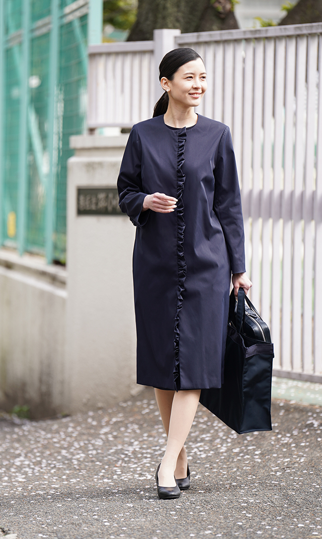 5?pヒールフォーマルパンプス黒