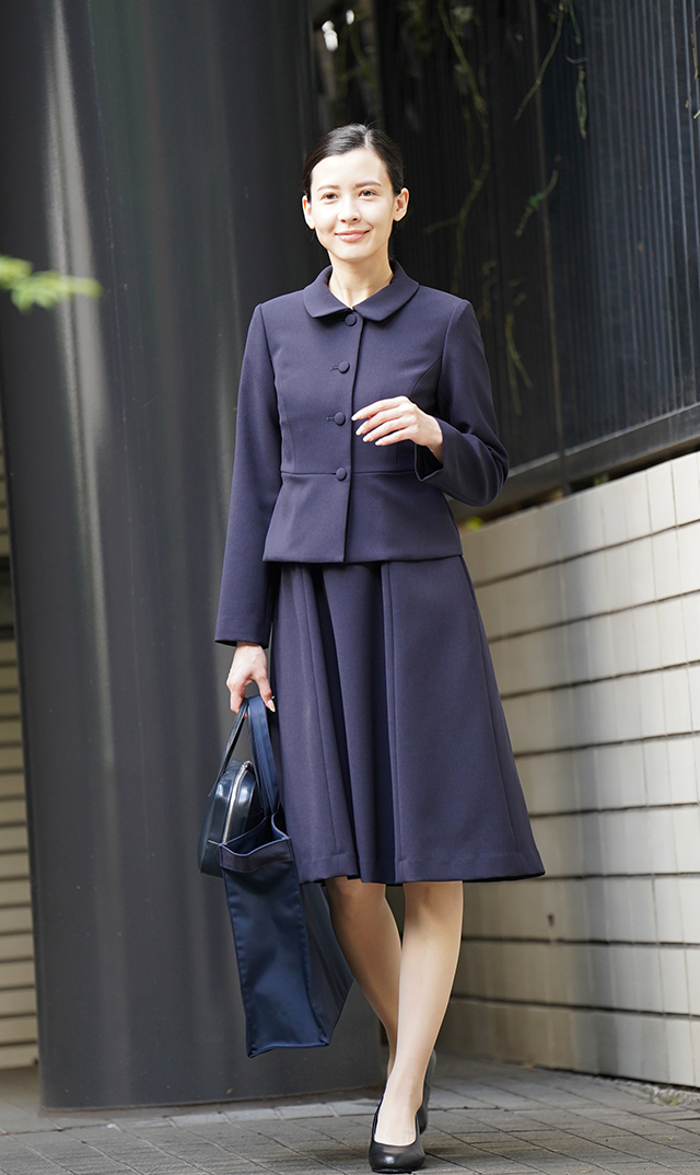 5?pヒールフォーマルパンプス黒