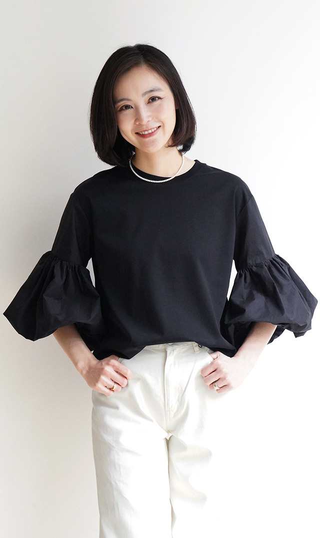 【アダワス】コットンジャージーTシャツ