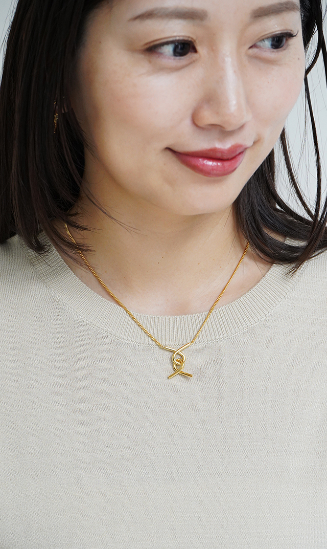 ネックレス銀金