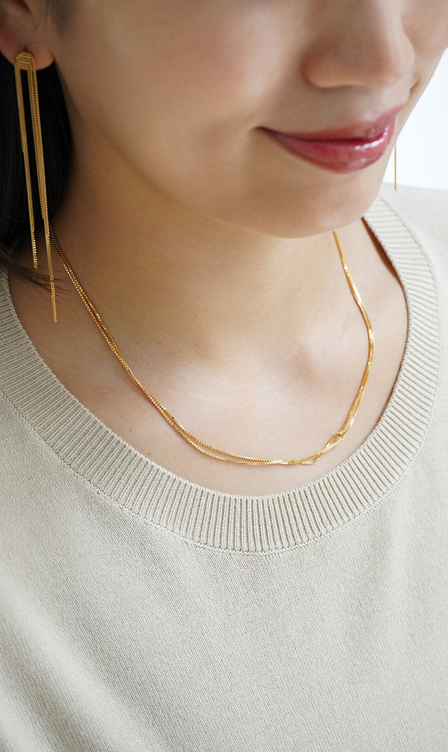 2本のチェーンでデザインされた、美しくエレガントな“MULTIPLE