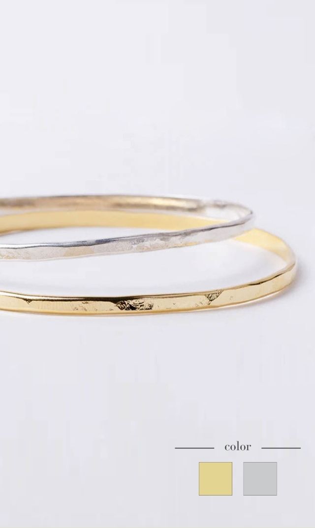 バングル銀金