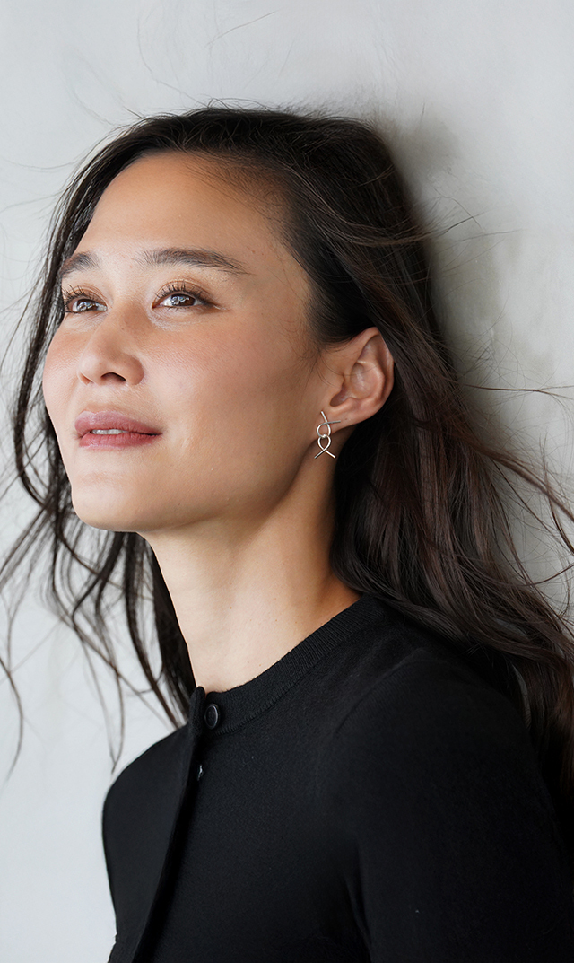 ワイヤーピアス銀金