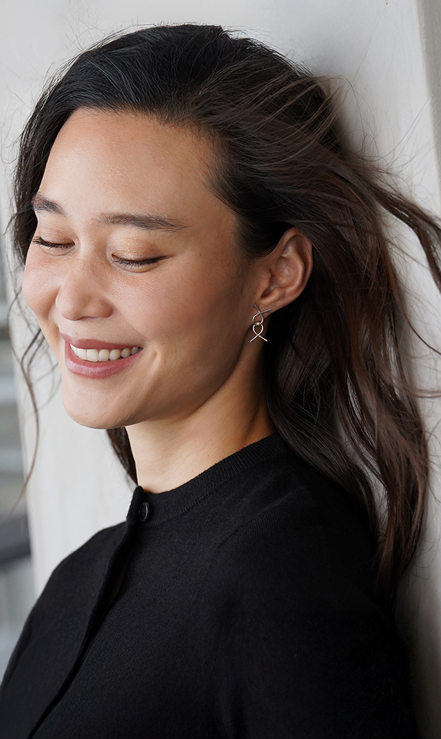 ワイヤーピアス銀金