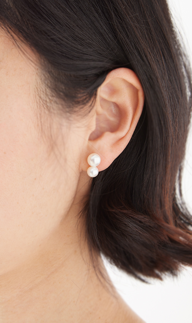 パールアクセサリー,パールピアス,