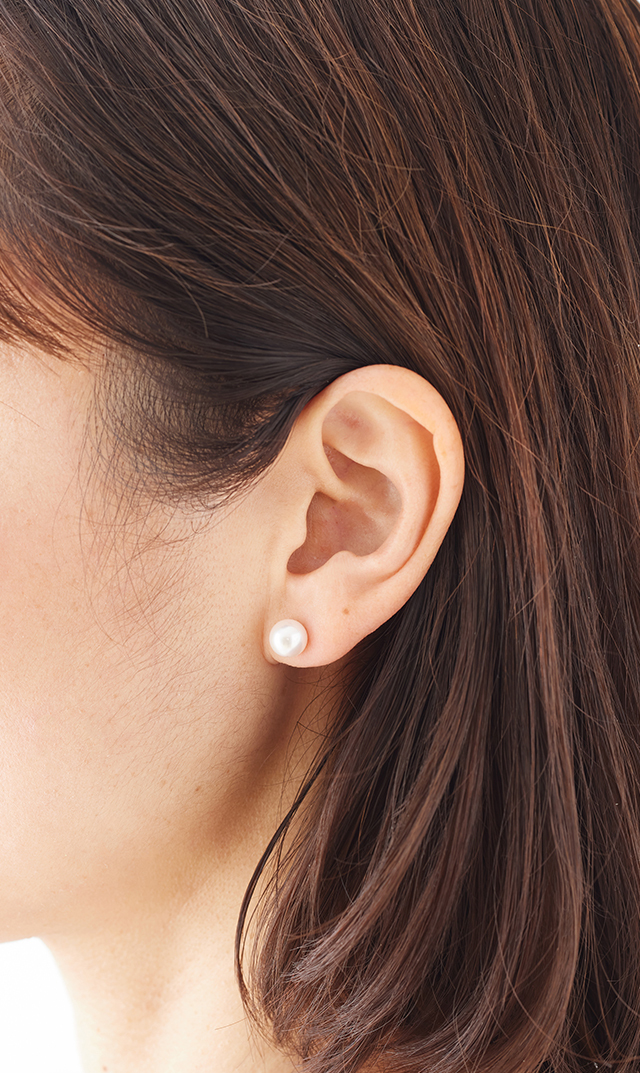 ファンエンパイヤ」パールクリップピアス・イヤリング 