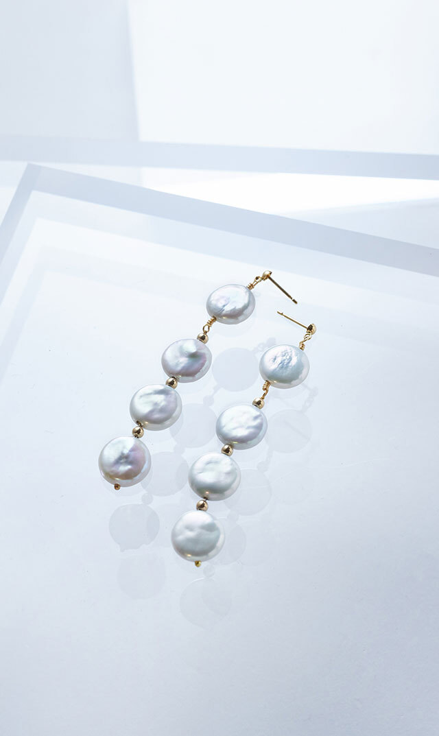 ファンエンパイヤパールピアス