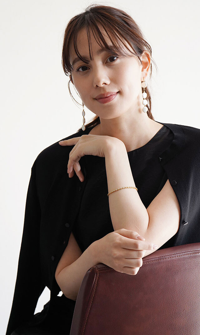 ファンエンパイヤパールピアス