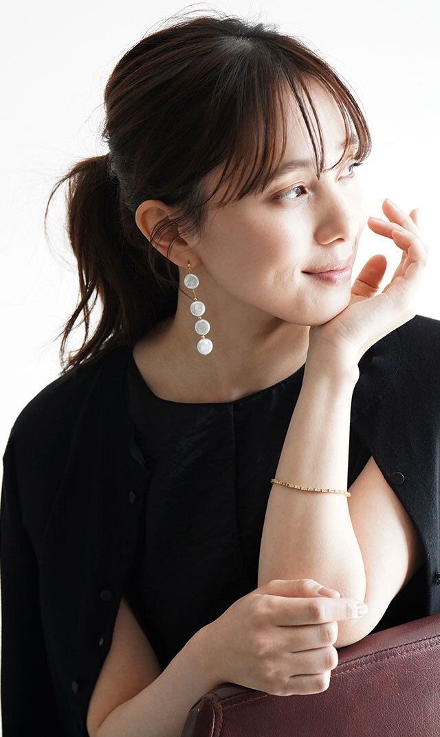 ファンエンパイヤパールピアス