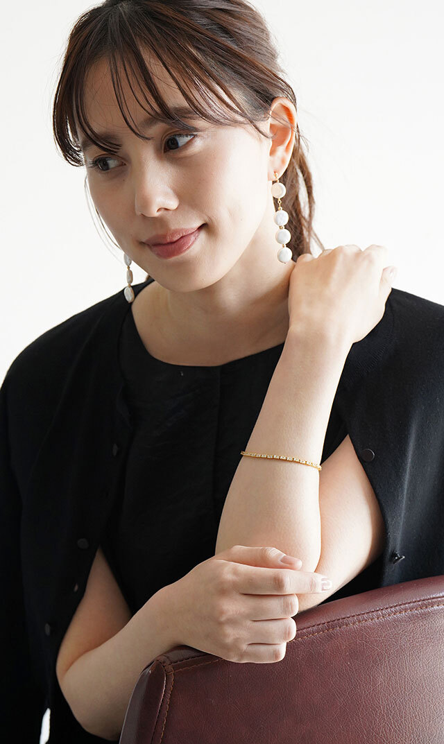 ファンエンパイヤパールピアス