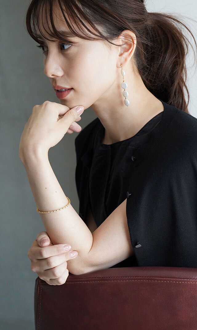 ファンエンパイヤパールピアス