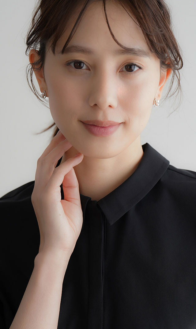 ファンエンパイヤアコヤ２粒パールピアス