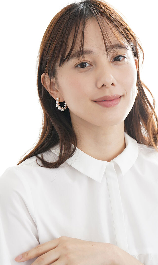 ファンエンパイヤアコヤパールピアス