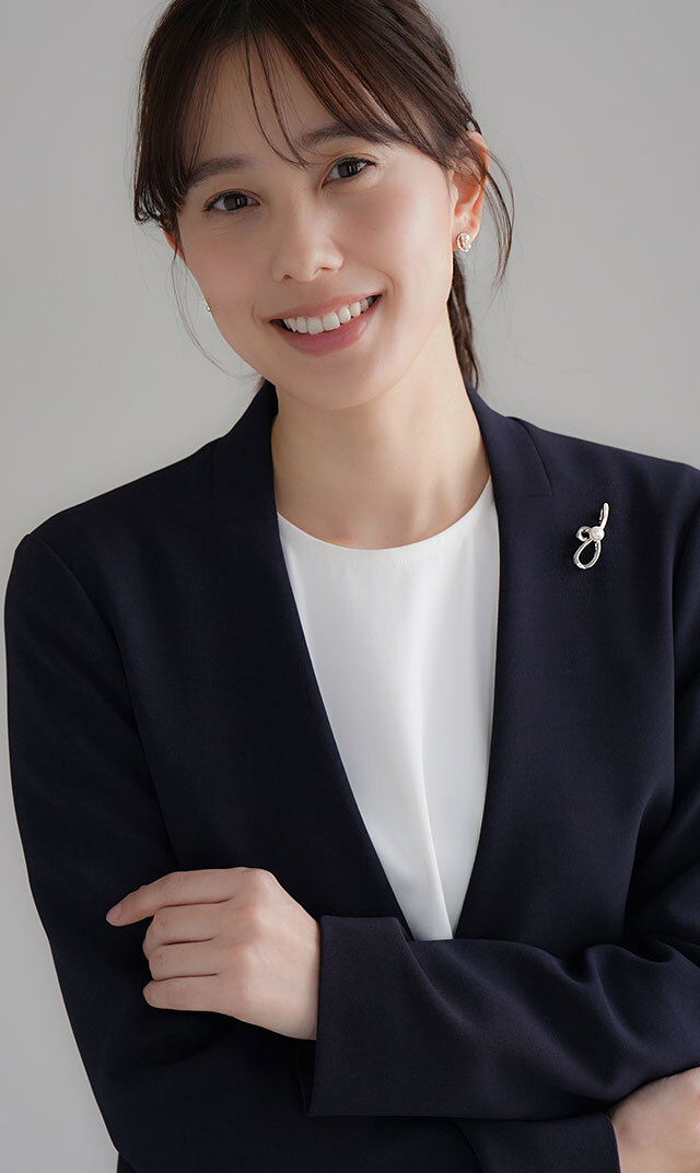 ファンエンパイヤ１粒パールノットブローチ