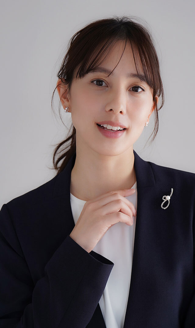 ファンエンパイヤ１粒パールノットブローチ