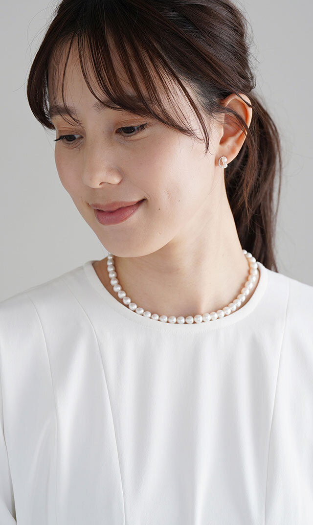 ファンエンパイヤ有核パールネックレス