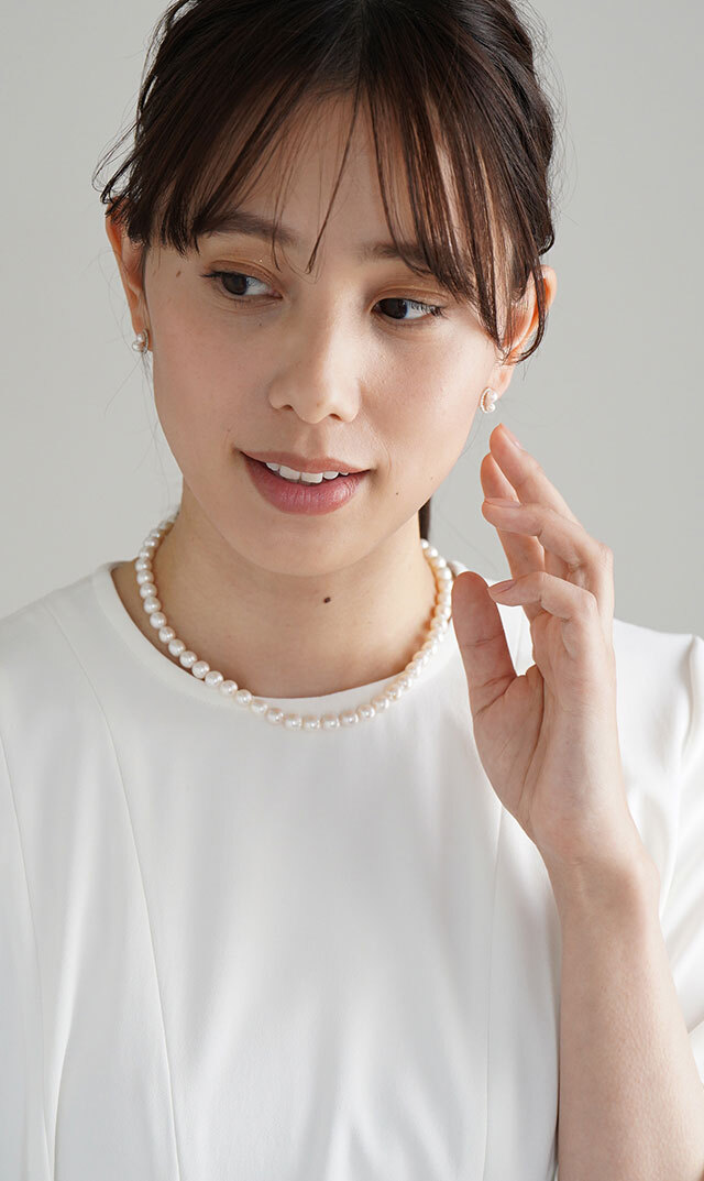 ファンエンパイヤ有核パールネックレス