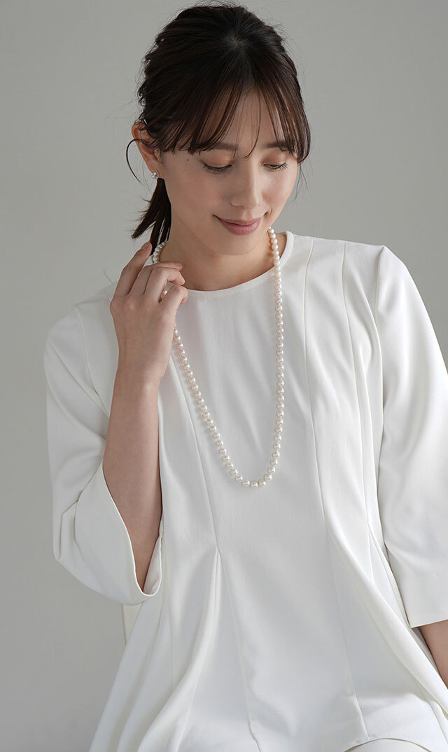 ファンエンパイヤ有核パールネックレス