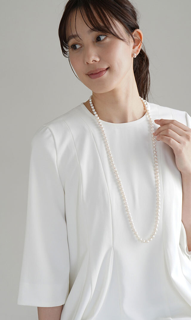 ファンエンパイヤ有核パールネックレス