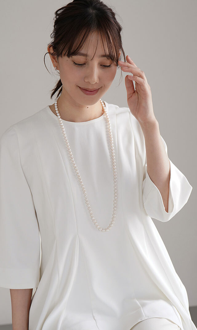 ファンエンパイヤ有核パールネックレス