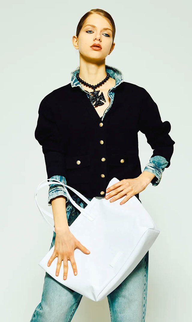 【エロイーズ(HELOYSE）】PLUMEトートバッグ(全3色）