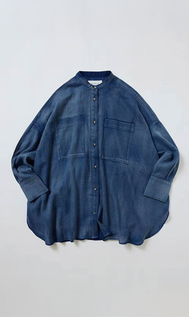 H.V.F.N BIT BLUE コラボ デニムシャツ FLOW DENIM H.V.F.N (ハブファン)」とデニムブランド 「BIT BLUE」との