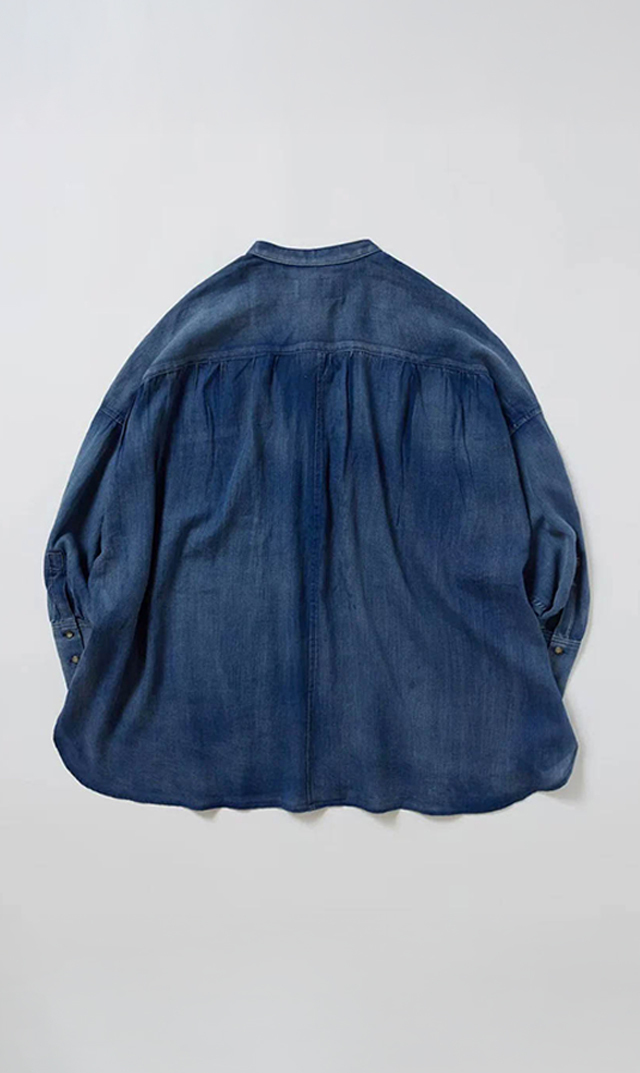 H.V.F.N BIT BLUE コラボ デニムシャツ FLOW DENIM H.V.F.N (ハブファン)」とデニムブランド 「BIT BLUE」との