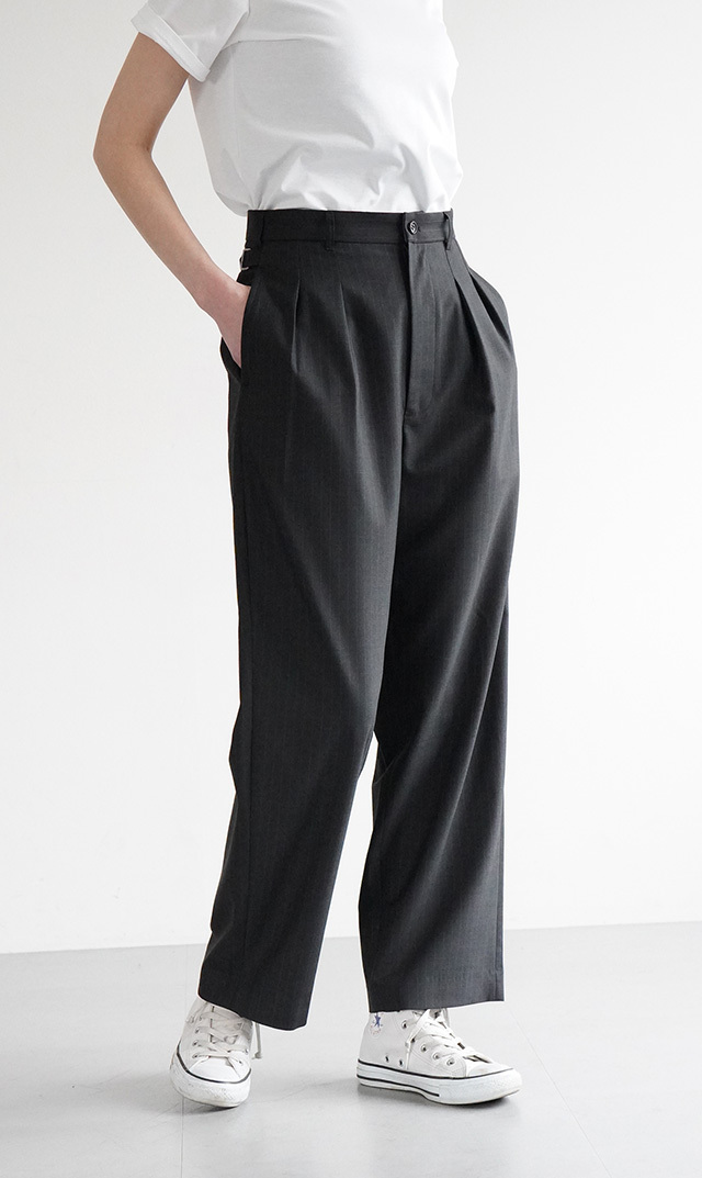 【ジェービーアタイア(J.B. ATTIRE)】PARIS TOROPICAL トラウザー(グレー)