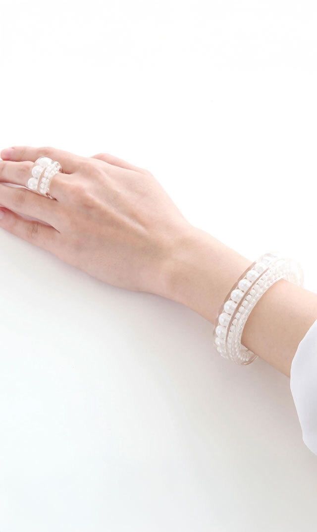 JUTIQU パールバングル Luxe Bangle 1 _ sakura - JUTIQU | ジュティク ONLINE SHOP