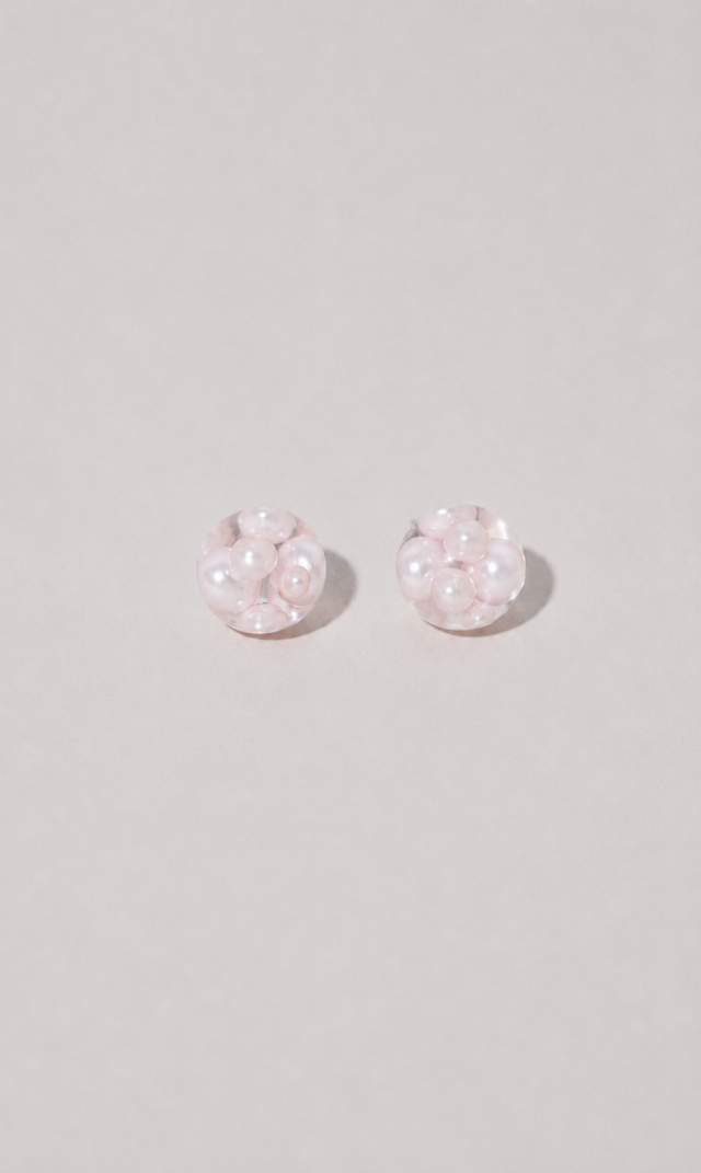 [POPUP期間限定販売(～9/13）]【ジュティク(JUTIQU)】Cosmo Earring 1 (サクラ/S）