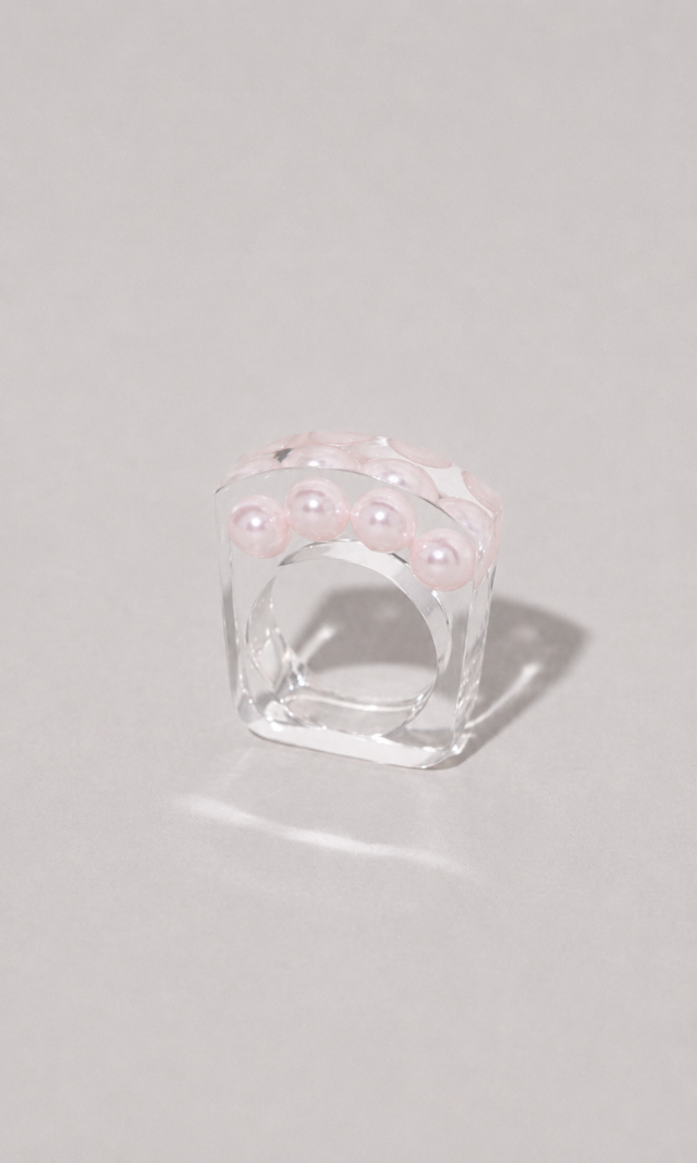 [POPUP期間限定販売(～9/13）]【ジュティク(JUTIQU)】Essence Ring 5（サクラ）