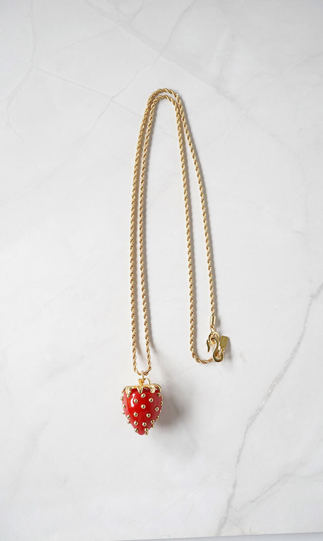 [ ※7/22(火)正午受注販売予定(～7/31）]【ケネス・ジェイ・レーン(KENNETH JAY LANE ）】strawberryネックレス