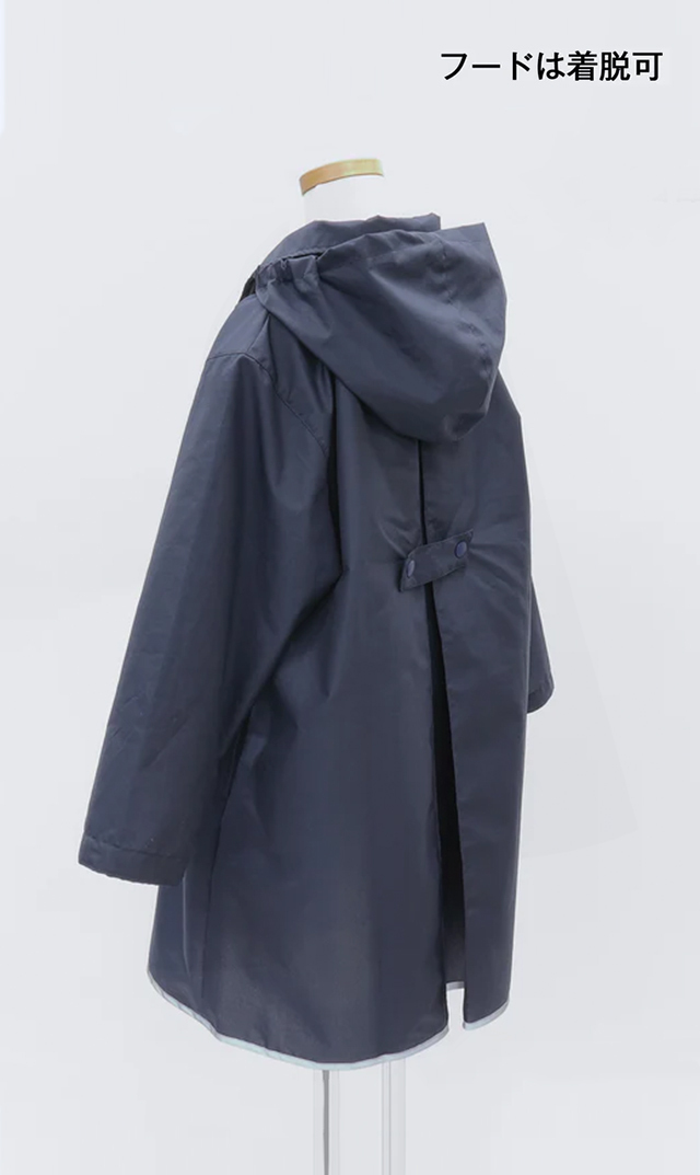 キッズレインコート紺